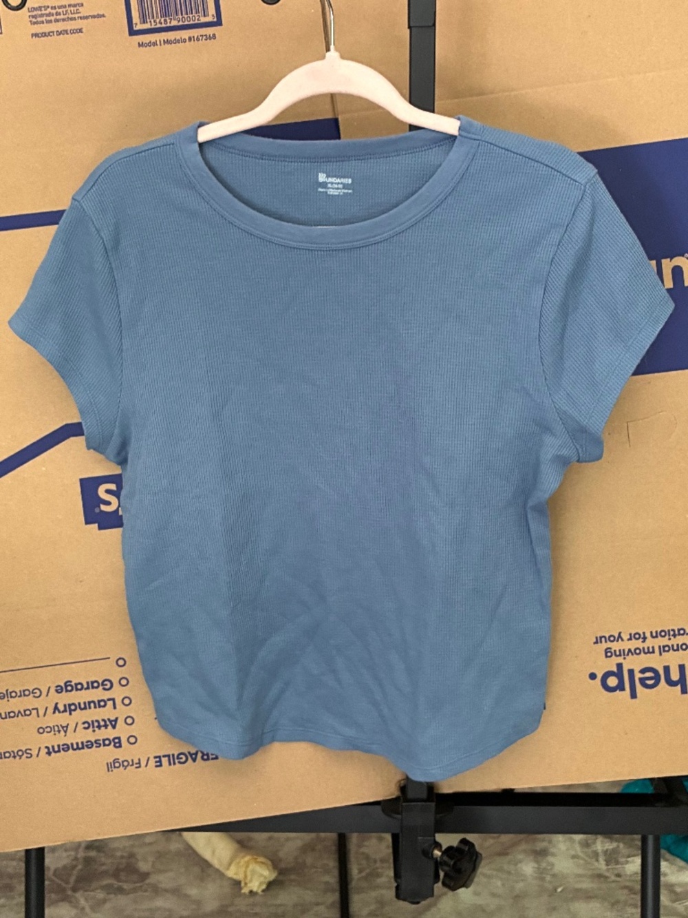 No Boundaries blue tee